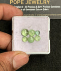 Natural Mint Kyanite Gemstone Smooth Round Shape Cabochon High Quality Loose Gemstones For Jewelry Making 5-8 MM Size 6 Pcs V3250