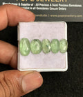 Natural Mint Kyanite Gemstone Rose Cut Mix Shape Cabochon High Quality Loose Gemstones For Jewelry Making 12-14 MM Size 5 Pcs V3256