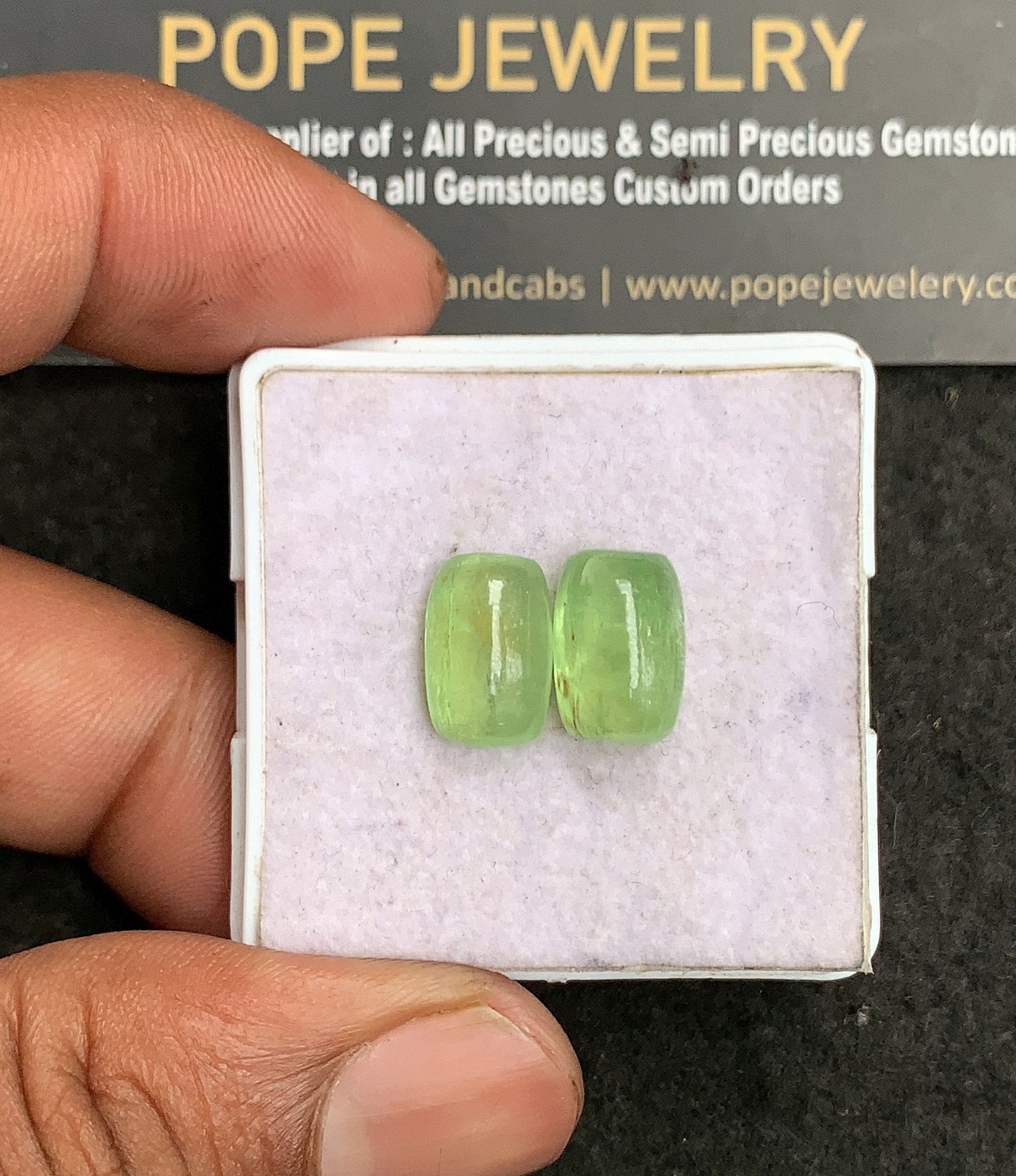 Natural Mint Kyanite Gemstone Smooth Rectangle Shape Cabochon High Quality Loose Gemstones For Jewelry Making 12x8 MM Size 2 Pcs V3273