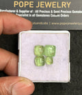 Natural Mint Kyanite Gemstone Smooth Cushion Shape Cabochon High Quality Loose Gemstones For Jewelry Making 6-8 MM Size 4 Pcs V3274