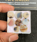 Natural Scenic Agate Gemstone Smooth Round Shape Cabochon High Quality Loose Gemstones For Jewelry Making 10-14 MM Size 8 Pcs V3354