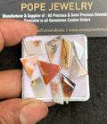 Natural Scenic Agate Gemstone Smooth Fancy Shape Cabochon High Quality Loose Gemstones For Jewelry Making 13-19 MM Size 10 Pcs V3364