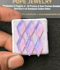 Natural Lavender Quartz Gemstone Step Cut Fancy Shape Cabochon High Quality Loose Gemstones For Jewelry Making 20x10 MM Size 6 Pcs V3420
