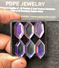 Natural Rainbow Quartz Gemstone Step Cut Marquise Shape Cabochon High Quality Loose Gemstones For Jewelry Making 21x11 MM Size 6 Pcs V3425