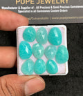 Natural Amazonite Gemstone Rose Cut Fancy Shape Cabochon High Quality Loose Gemstones For Jewelry Making 12-15 MM Size 10 Pcs V3458
