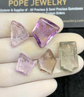 Natural Amethyst Gemstone Hand Carved Fancy Cabochon High Quality Loose Gemstones For Jewelry Making 15-21 MM Size 5 Pcs SM24588