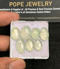Natural Prehnite Gemstone Rose Cut Fancy Shape Cabochon Amazing & High Quality Loose Gemstones For Jewelry Making 11-15 MM Size 7 Pcs V3473