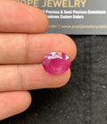 Natural Thailand Pink Sapphire Gemstone Faceted Cut Oval Shape High Quality Loose Gemstones For Jewelry Making 14x12x5 MM Size SM24651