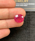 Natural Thailand Pink Sapphire Gemstone Faceted Cut Oval Shape High Quality Loose Gemstones For Jewelry Making 14x12x7 MM Size SM24652