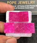 Natural Pink Agate Gemstone Smooth Cushion Shape Cabochon High Quality Loose Gemstones For Jewelry Making 15 MM Size 5 Pcs V3530