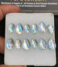 Mystic Rainbow Quartz Gemstone Smooth Mix Shape Cabochon High Quality Loose Gemstone Wholesalegems 12-14 MM Size 12 Pcs V2646
