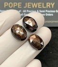 Natural Golden Sapphire Gemstone Rose Cut Oval Shape Cabochon High Quality Loose Gemstones For Jewelry Making 14 MM 3 Pcs SM24711