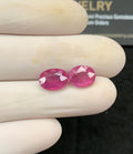 Natural Pink Sapphire Gemstone Faceted Cut Oval Shape High Quality Loose Gemstones For Jewelry Making 9-10 MM Size 2 Pc SM24722