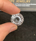 Natural Himalayan Crystal Gemstone Faceted Cut Round Shape High Quality Loose Gemstones For Jewelry Making 17x17x12 MM Size 1 Pc SM24754