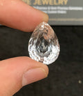 Natural Himalayan Crystal Gemstone Faceted Cut Pear Shape High Quality Loose Gemstones For Jewelry Making 21x15x10 MM Size 1 Pc SM24757