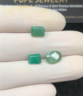 Natural Emerald Gemstone Faceted Cut Mix Shape High Quality Loose Gemstones For Jewelry Making 7-9 MM Size 3 Pc SM24761