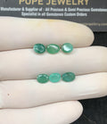 Natural Emerald Gemstone Faceted Cut Oval Shape High Quality Loose Gemstones For Jewelry Making 6-7 MM Size 6 Pc SM24769