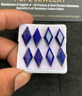 Natural Lapis Lazuli Gemstone Step Cut Fancy Shape Cabochon High Quality Loose Gemstones For Jewelry Making 16x8 MM Size 8 Pcs V4609