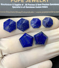Natural Lapis Lazuli Gemstone Precious Cut Mix Shape Cabochon High Quality Loose Gemstones For Jewelry Making 11-14 MM Size 3 Pair SM24804