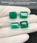 Natural Beryl Gemstone Faceted Cut Rectangle Shape High Quality Loose Gemstones For Jewelry Making 11-13 MM Size 4 Pcs SM24814