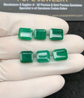 Natural Beryl Gemstone Faceted Cut Rectangle Shape High Quality Loose Gemstones For Jewelry Making 8-10 MM Size 6 Pcs SM24815