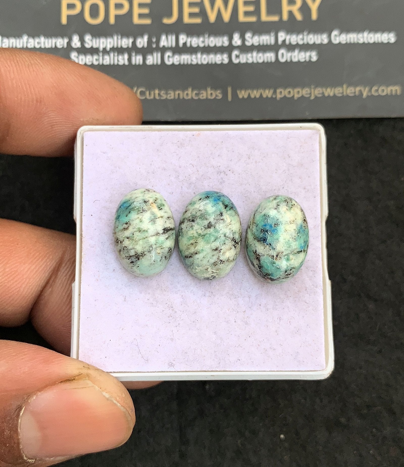 Natural K2 Jasper Gemstone Smooth Oval Shape Cabochon High Quality Loose Gemstone For Jewelry Making 14x10 MM Size 3 Pcs V4640