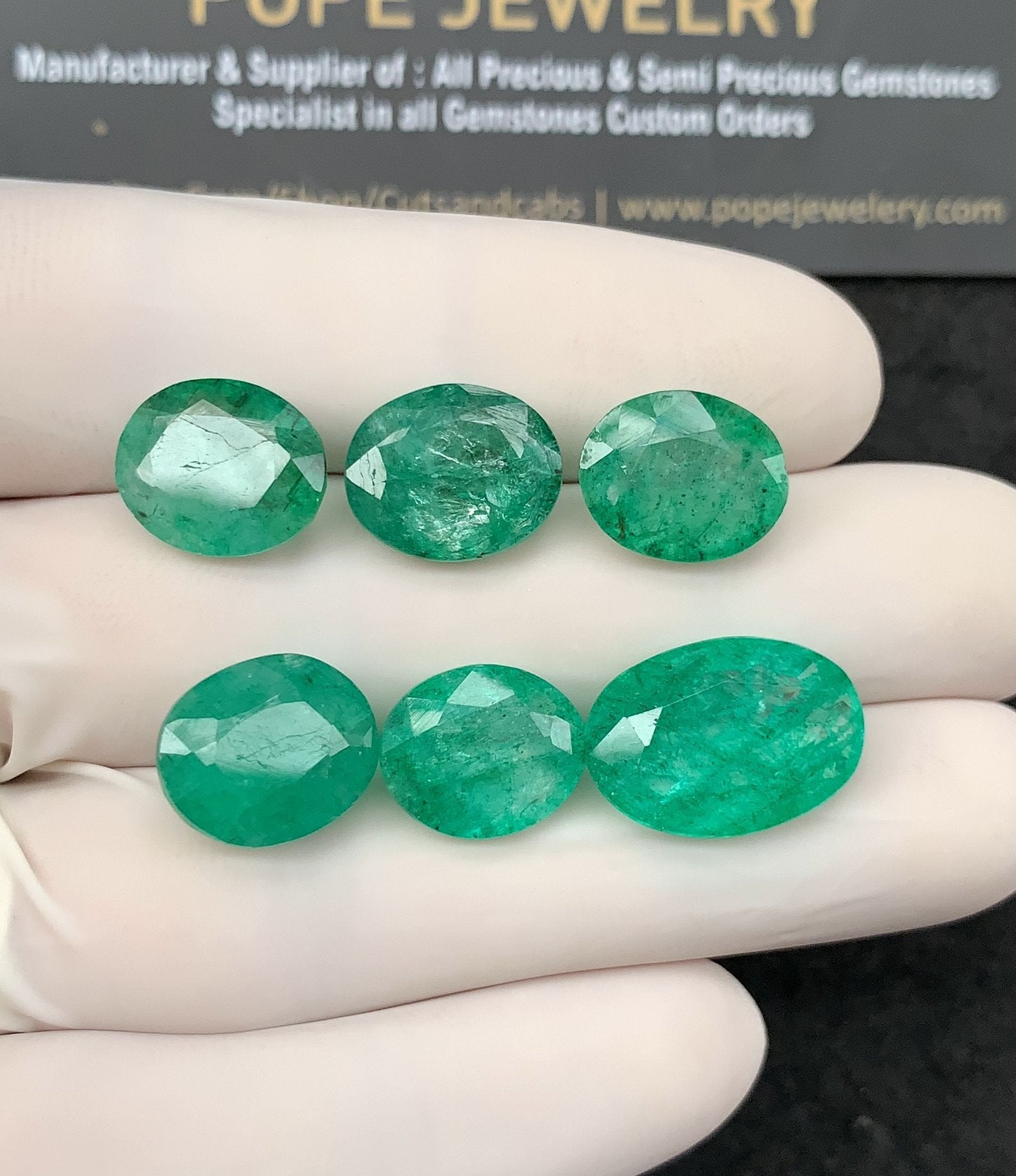 Natural Beryl Gemstone Faceted Cut Oval Shape High Quality Loose Gemstones For Jewelry Making 12-17 MM Size 6 Pcs SM24828