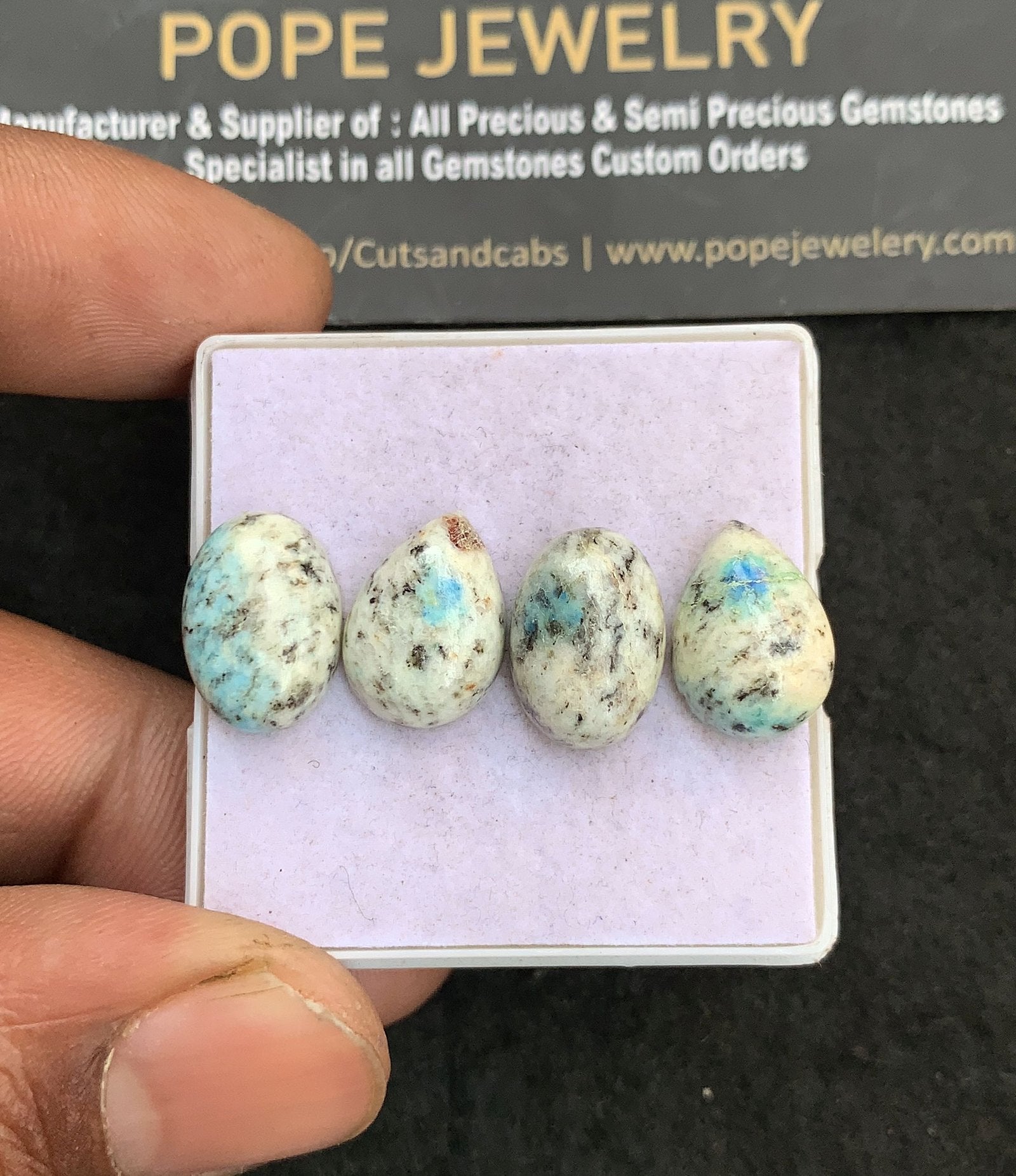 Natural K2 Jasper Gemstone Smooth Oval Shape Cabochon High Quality Loose Gemstone For Jewelry Making 14x10 MM Size 4 Pcs V4641