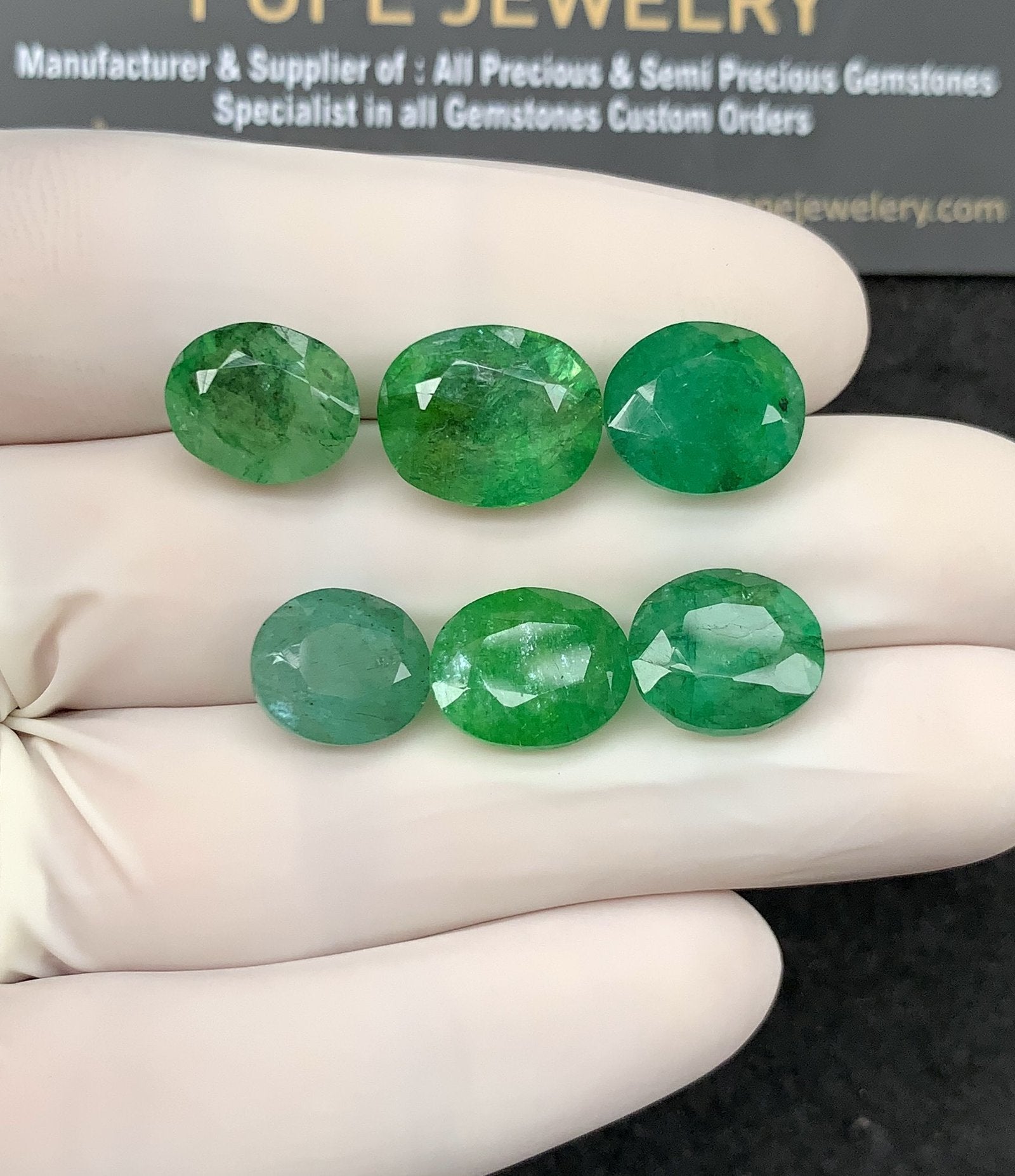 Natural Beryl Gemstone Faceted Cut Oval Shape High Quality Loose Gemstones For Jewelry Making 11-13 MM Size 6 Pcs SM24830