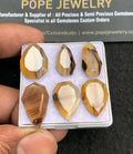 Natural Montana Agate Gemstone Step Cut Fancy Shape Cabochon High Quality Loose Gemstones For Jewelry Making 16-21 MM Size 6 Pcs V4654