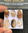 Natural Montana Agate Gemstone Step Cut Fancy Shape Cabochon High Quality Loose Gemstones For Jewelry Making 15-21 MM Size 6 Pcs V4659