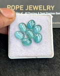 Natural Aqua Kyanite Gemstone Smooth Oval Shape Cabochon High Quality Loose Gemstones For Jewelry Making 9x7 MM Size 7 Pcs V5096