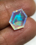 Natural Ethiopian Opal Gemstone Faceted Cut Hexagon Shape High Quality Loose Gemstones For Jewelry Making 12x8x4 MM Size SM24893