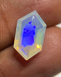 Natural Ethiopian Opal Gemstone Faceted Cut Hexagon Shape High Quality Loose Gemstones For Jewelry Making 12x7x4 MM Size SM24894