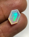 Natural Ethiopian Opal Gemstone Faceted Cut Hexagon Shape High Quality Loose Gemstones For Jewelry Making 11x7x4 MM Size SM24896