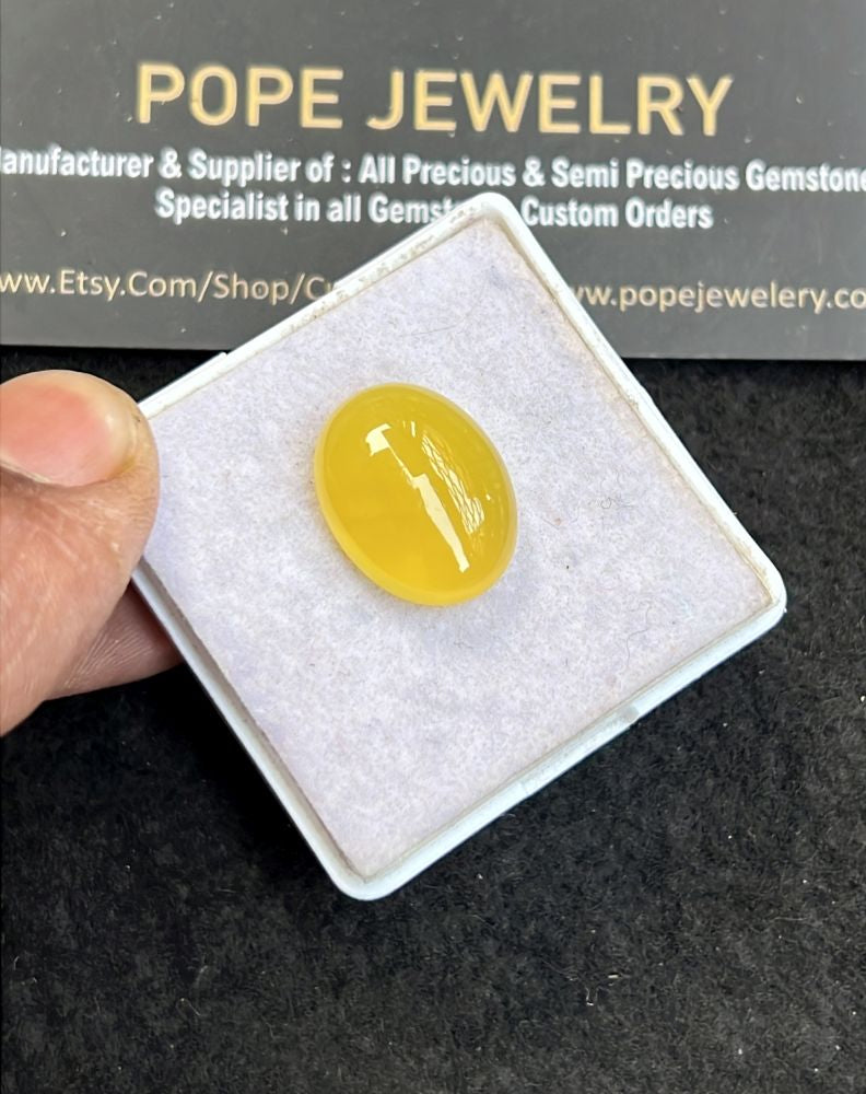 Natural Maxican Opal Gemstone Smooth Oval Shape Cabochon High Quality Loose Gemstones For Jewelry Making 18x14x7 MM Size 1 Pcs V5121