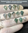 Natural Moss Agate Gemstone Step Cut Fancy Shape Cabochon High Quality Loose Gemstones For Jewelry Making 14x10 MM Size 12 Pc V3014