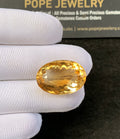 Natural Citrine Gemstone Faceted Cut Oval Shape High Quality Loose Gemstones For Jewelry Making 23x16x11 MM Size 1 Pcs SM24917