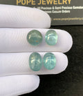 Natural Aqua Kyanite Gemstone Smooth Mix Shape Cabochon High Quality Loose Gemstones For Jewelry Making 11-13 MM Size 4 Pcs SM24933