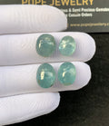 Natural Aqua Kyanite Gemstone Smooth Oval Shape Cabochon High Quality Loose Gemstones For Jewelry Making 11-14 MM Size 4 Pcs SM24934