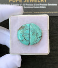 Natural Tibetan Turquoise Gemstone Smooth Fancy Shape Cabochon High Quality Loose Gemstones For Jewelry Making 21x12 MM Size 1 Pair V2670