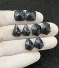 Black Spinel Gemstone Natural Black Spinel Precision Cut Mix Shape Gemstone 12-14 MM 4 Pair High Quality Wholesale gems SM23893