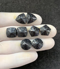 Black Spinel Gemstone Natural Black Spinel Precision Cut Mix Shape Gemstone 12 MM 4 Pair High Quality Wholesale gems SM23895