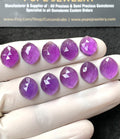 Natural Amethyst Gemstone Rose Cut Fancy Shape Cabochon High Quality Loose Gemstones For Jewelry Making 10x12 MM Size 10 Pcs V2738