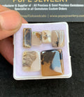 Natural Dendrite Agate Gemstone Smooth Rectangle Shape Cabochon High Quality Loose Gemstones For Jewelry Making 9-18 MM Size 6 Pcs V4712