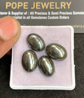 Natural Pyrite Gemstone Smooth Oval Shape Cabochon High Quality Loose Gemstones For Jewelry Making 14x10 MM Size 4 Pcs V4914