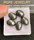 Natural Pyrite Gemstone Smooth Oval Shape Cabochon High Quality Loose Gemstones For Jewelry Making 14x10 MM Size 5 Pcs V4916
