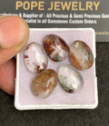 Natural Herkimer Lodolite Gemstone Rose Cut Fancy Shape Cabochon High Quality Loose Gemstones For Jewelry Making 15x11 MM Size 5 Pcs V4918