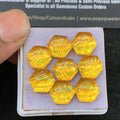Aurora Opal and Natural Crystal Doublet Smooth Hexagon Cabochon High Quality Gemstone For Jewelry Making 10 MM Size 8 Pcs V5284