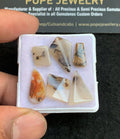 Natural Dendrite Agate Gemstone Smooth Fancy Shape Cabochon High Quality Loose Gemstones For Jewelry Making 10-19 MM Size 6 Pcs V4730